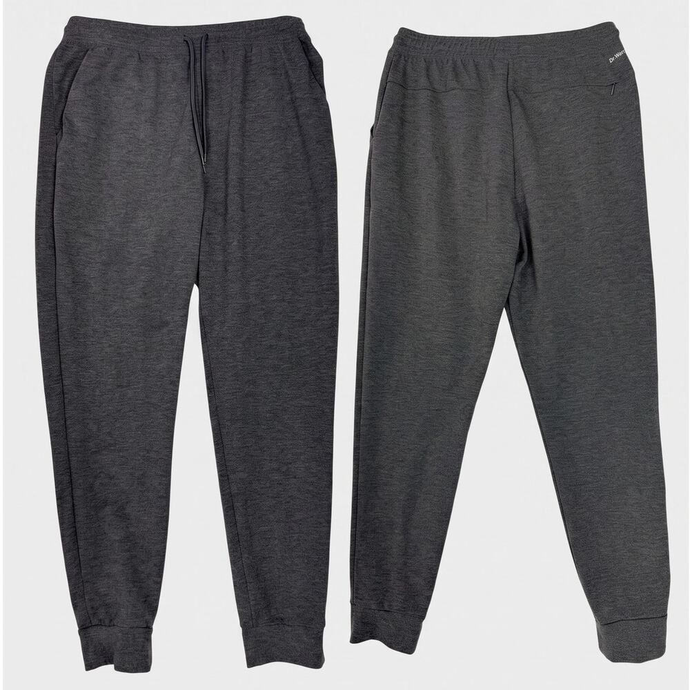 Athletic Works Mens 32-34 Medium Heather Gray Joggers Dri Works Pants